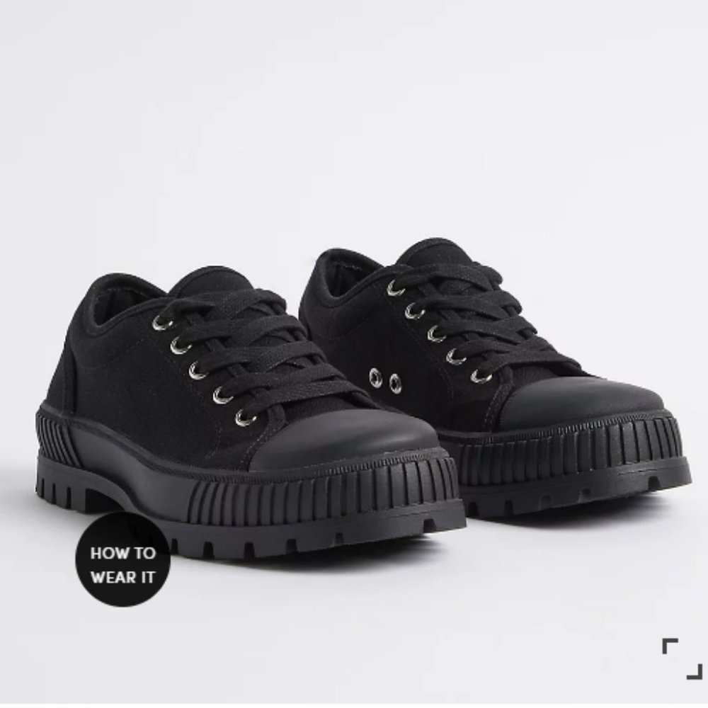 Lace-up Chunky Lug Sneaker